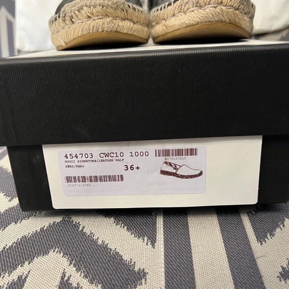 Gucci leather espadrilles size 36 - Picture 6 of 8